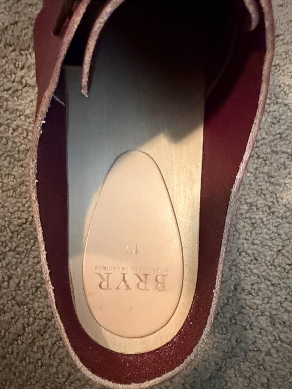 Bryr Zoe Platform clog with kilt size 10/40 - Picture 5 of 5